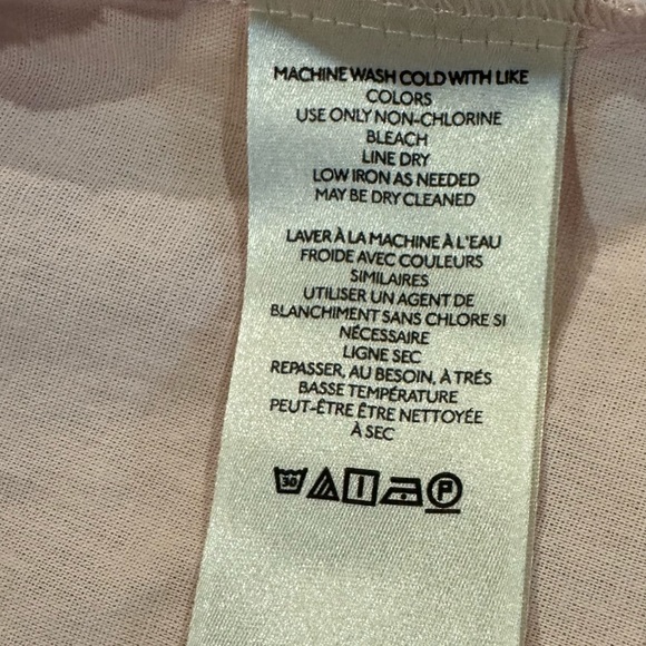 New By Anthropologie Textured Pink Puff-Sleeve Dress SP Small petite - Picture 9 of 10